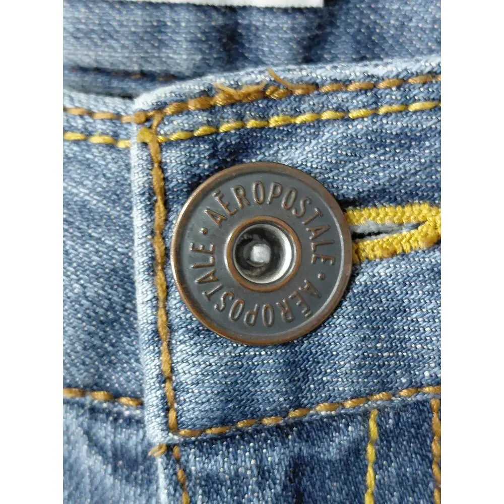 Aeropostale Original Quality Blue Denim Straight Leg Jeans Women Size 5/6